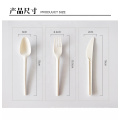 Recycling 100% compostable CPLA biodegradable  spoon